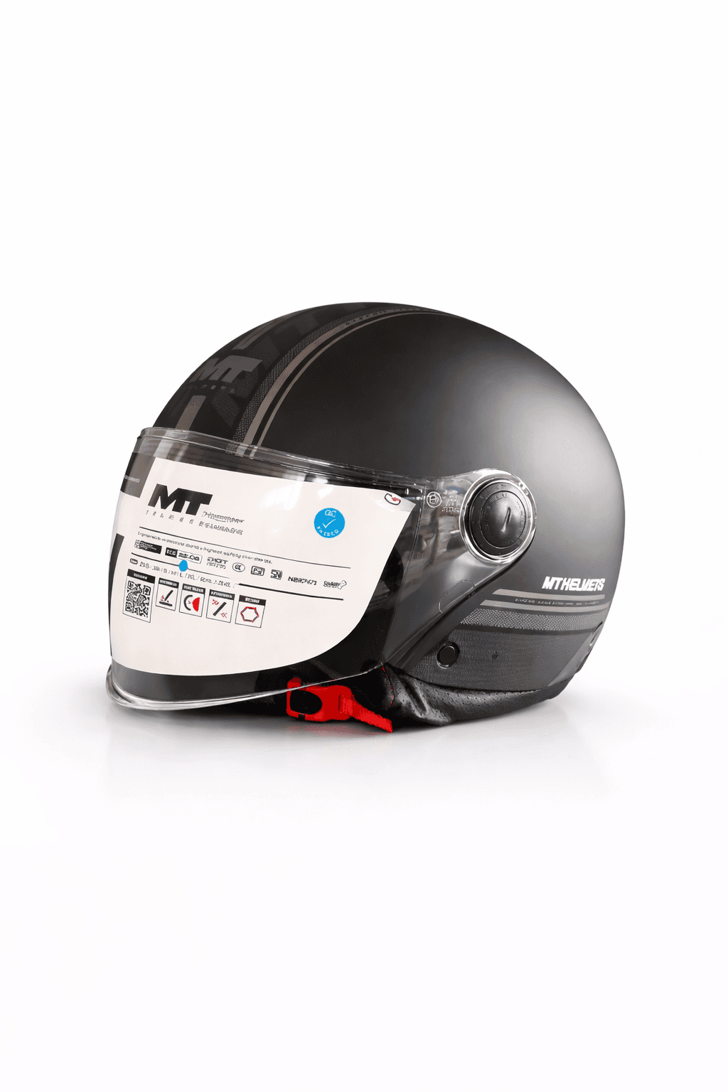 MT Helmets, Open Face ECE 22.06, DOT Certified, L , E Zezë