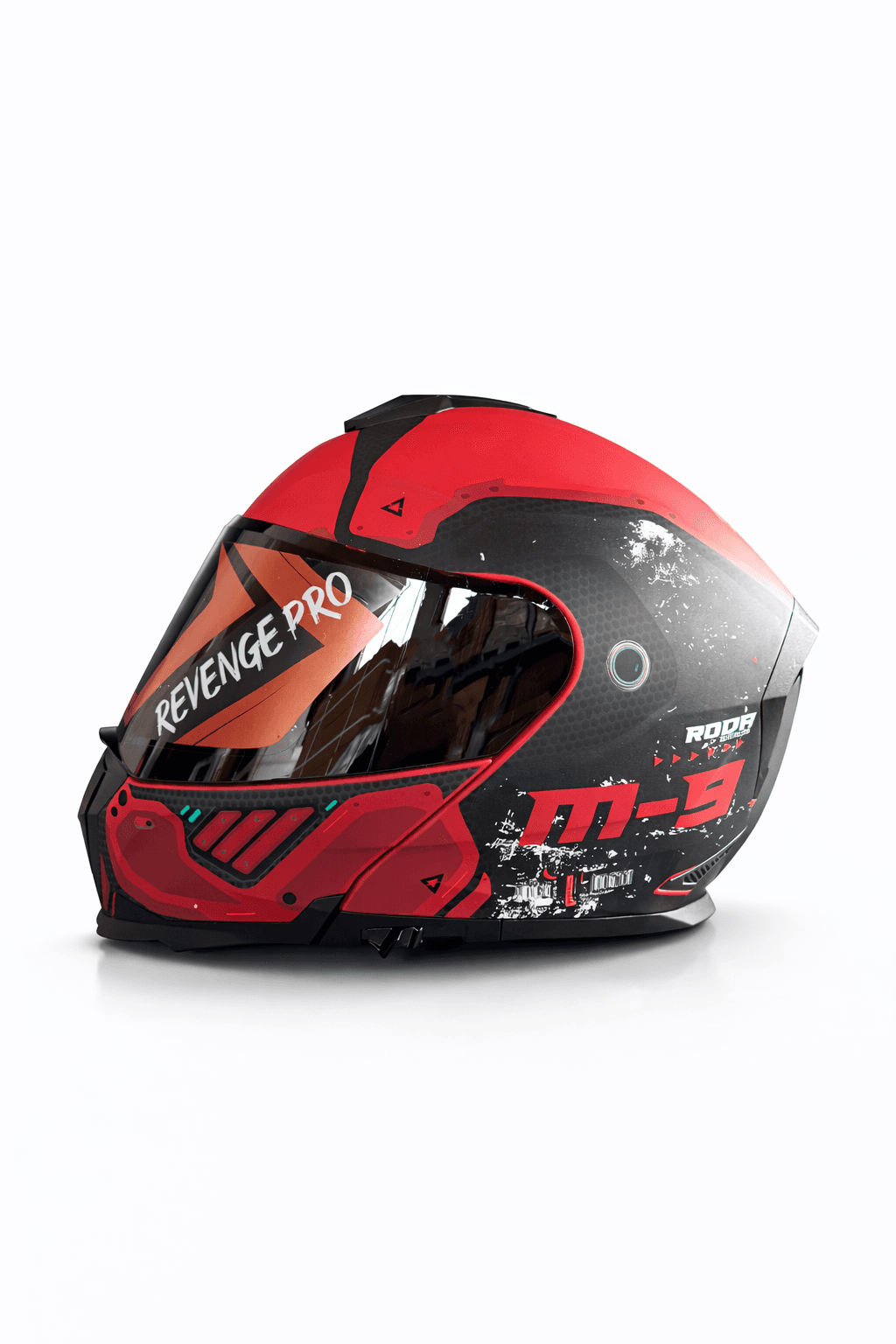 RODA REVENGE PRO M-9 Modular Helmet, DOT Certified, L