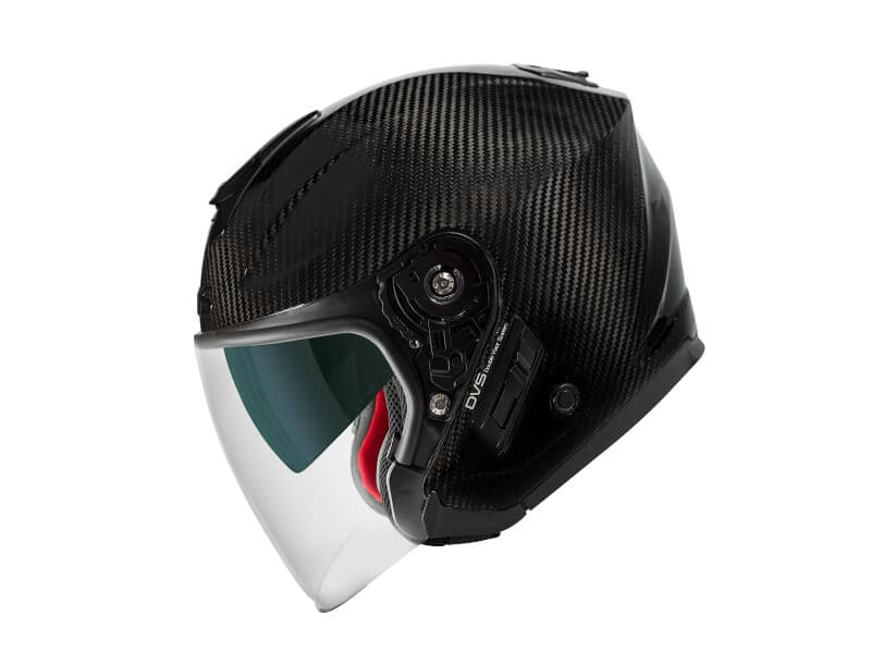 WINS A-FORCE RS JET Helmet, Carbon, Size L, Black