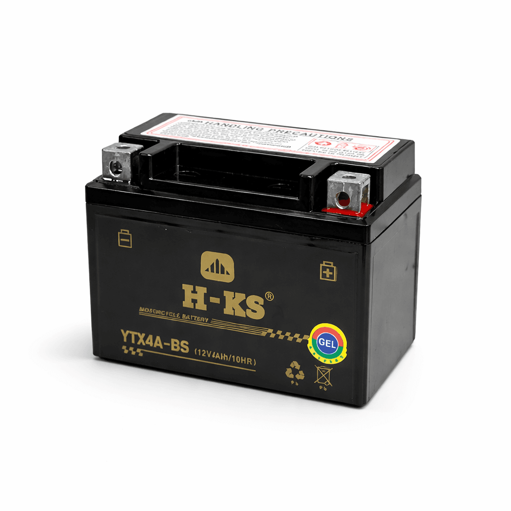 Motorcycle battery 12V 4Ah YTX4A-BS
